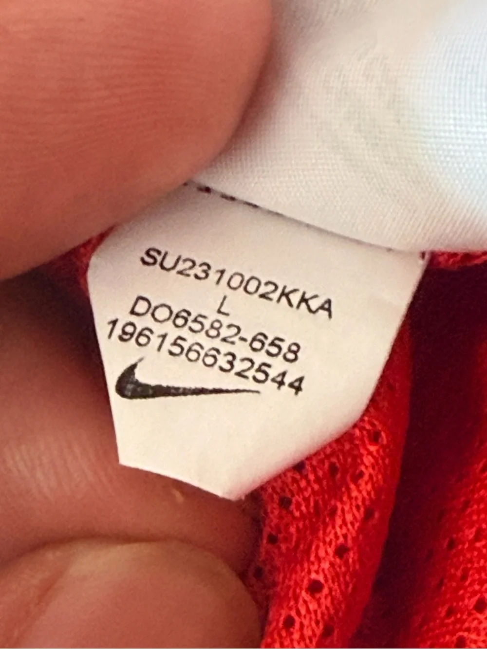 Nike Boys Red White Swoosh Logo Activewear Athletic Shorts Size Large (L)